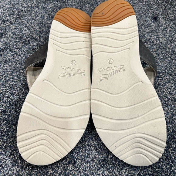 Dansko Cece Black Leather Sandals - Picture 5 of 6